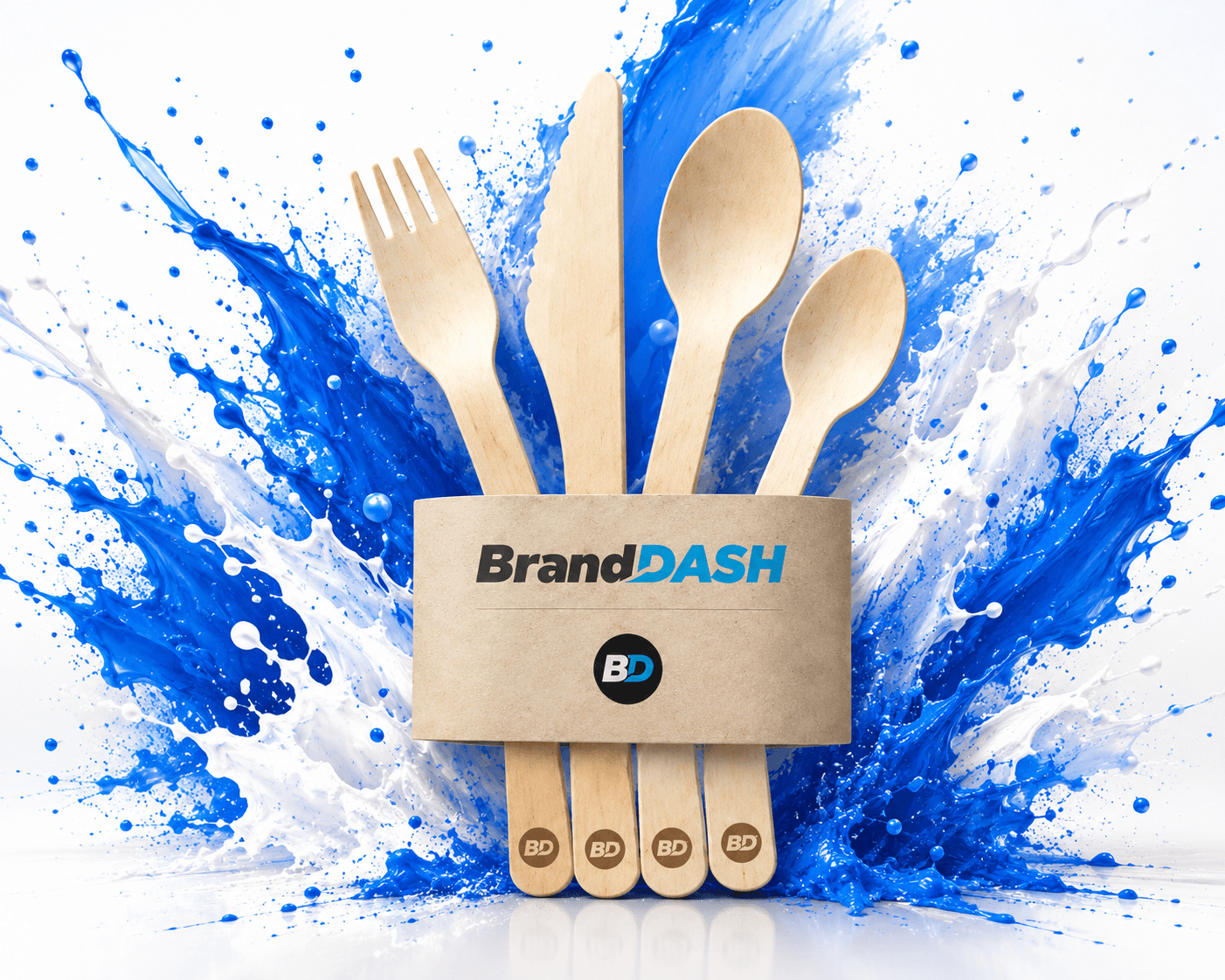BrandDash branded cutlery sets