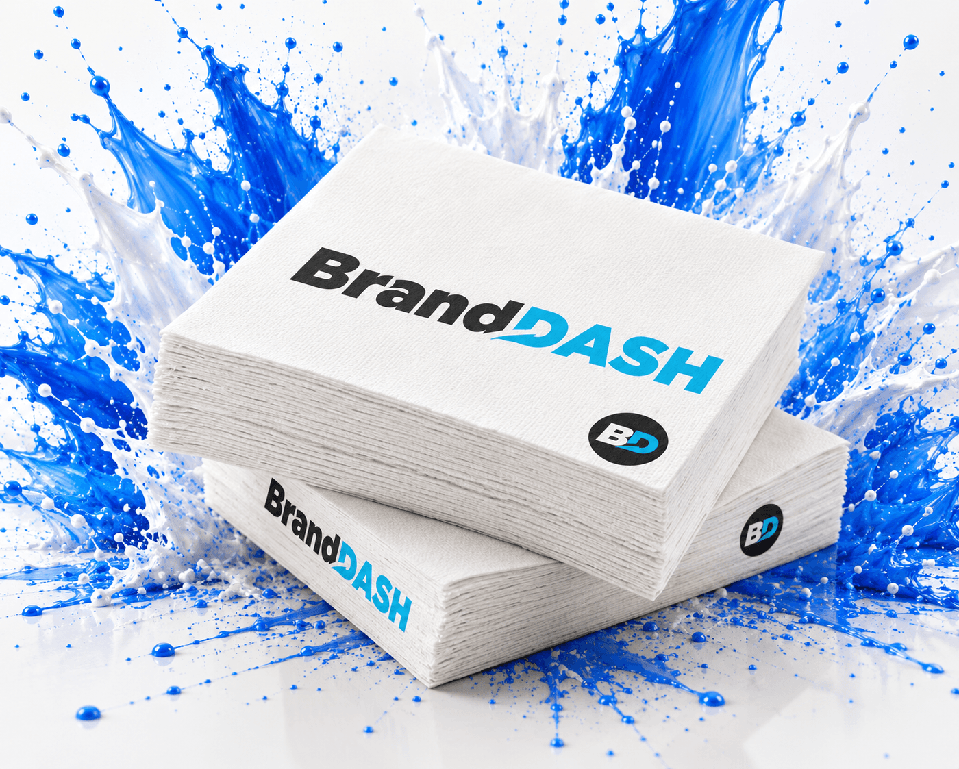 BrandDash branded 2-ply serviettes